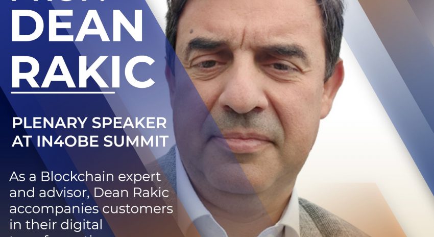 Prof. Dean Rakic is Prestigious Plenary Speaker at IN4OBE Global Virtual Summit 2022