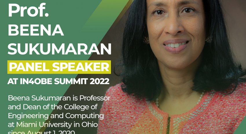 Prof. Beena Sukumaran is Panel Speaker of the IN4OBE global virtual summit 2022