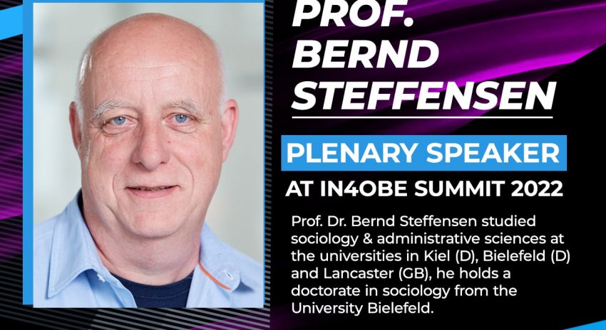 Prof. Bernd Steffensen is Plenary Speaker of the IN4OBE global virtual summit 2022