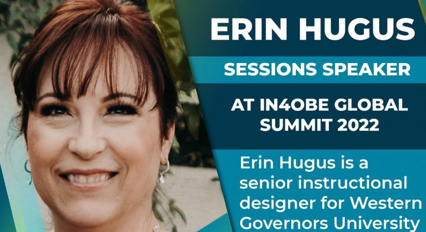 Erin Hugus is Prestigious Sessions Speaker at IN4OBE Global Virtual Summit 2022