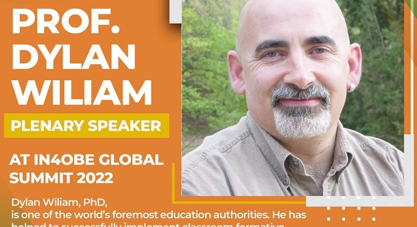 Prof. Dylan Wiliam Presitigious Plenary Speaker at IN4OBE Global Summit 2022