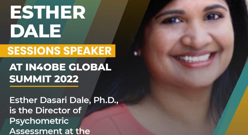 Dr. Esther Dale is Session Speaker at IN4OBE Global Summit 2022