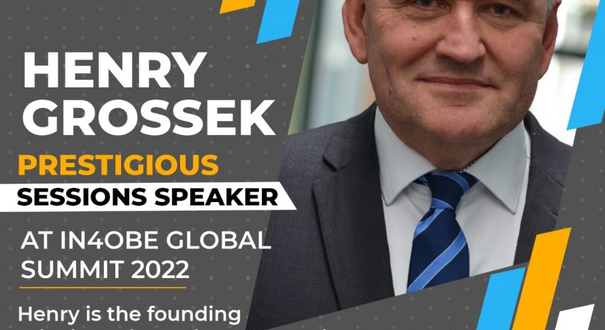 Henry Grossek is Prestigious Session Speaker at IN4OBE Global Summit 2022