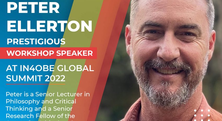 Dr. Peter Ellerton Prestigious Workshop Speaker at IN4OBE Global Summit 2022