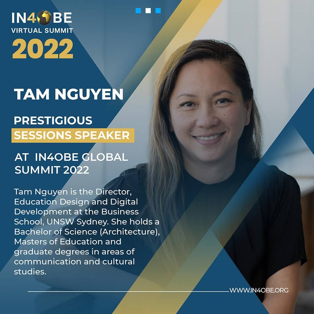 Tam Nguyen Concepcion is Prestigious Sessions Speaker at IN4OBE Global ...